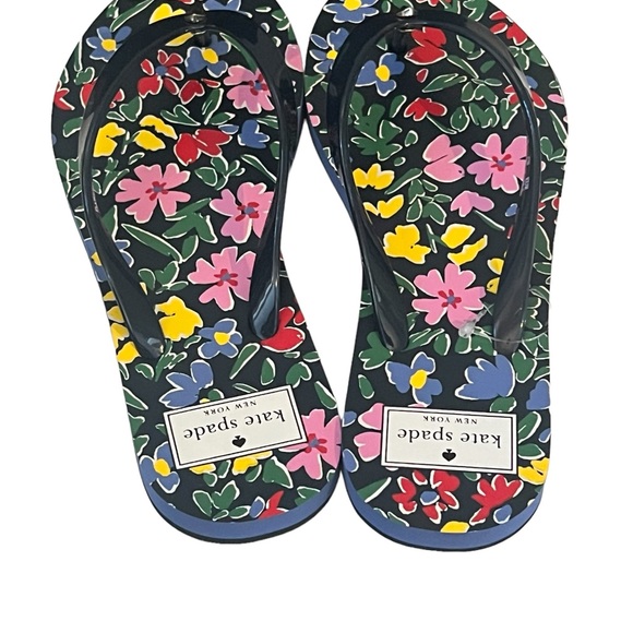Kate Spade Flora Design Flip Flop Sandals - Picture 4 of 8
